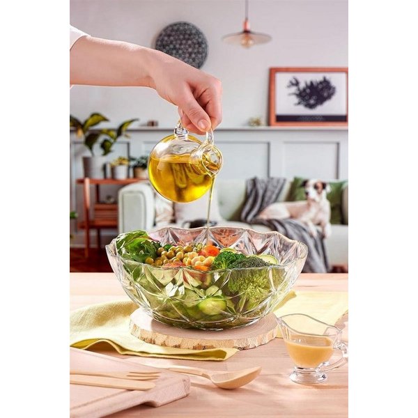 Pasabahce Schüssel Pasabahce Estrella Schüssel 24 cm, Glas, (1 Schale)