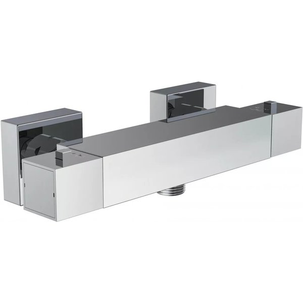 Schütte Duscharmatur Tokyo Brausethermostat, Mischbatterie für Dusche, Duschthermostat in Chrom