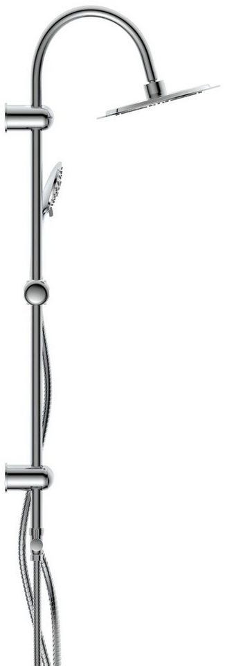 Schütte Duschsystem JAMAICA FRESH, Höhe 102 cm, 4 Strahlart(en), Set, inkl. Wasserspardichtung, Antikalk, höhenverstellb.,Wasserstopp-Funkt. – Bild 2 von 4