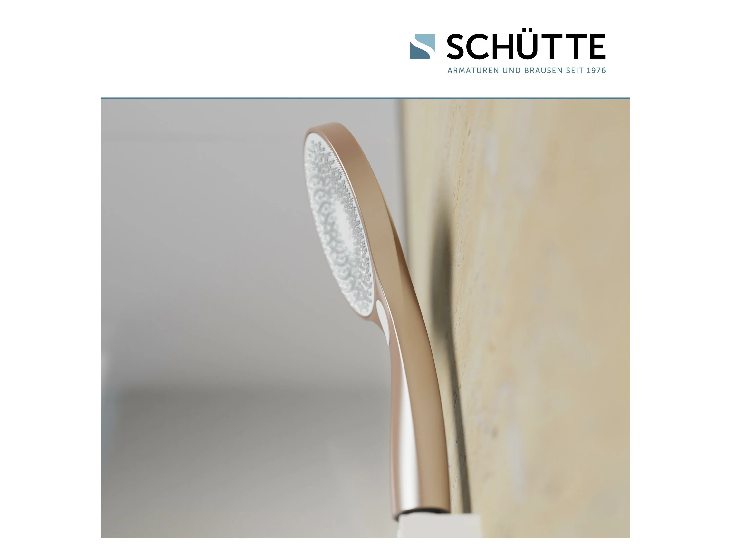 SCHÜTTE Handbrause CAPRI (Rosé matt) – Bild 2 von 4