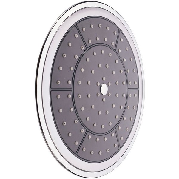 Schütte Kopfbrause Auxerre, Kopfbrause mit Antikalk-Noppen, Regendusche Ø 22cm, Duschkopf Chrom