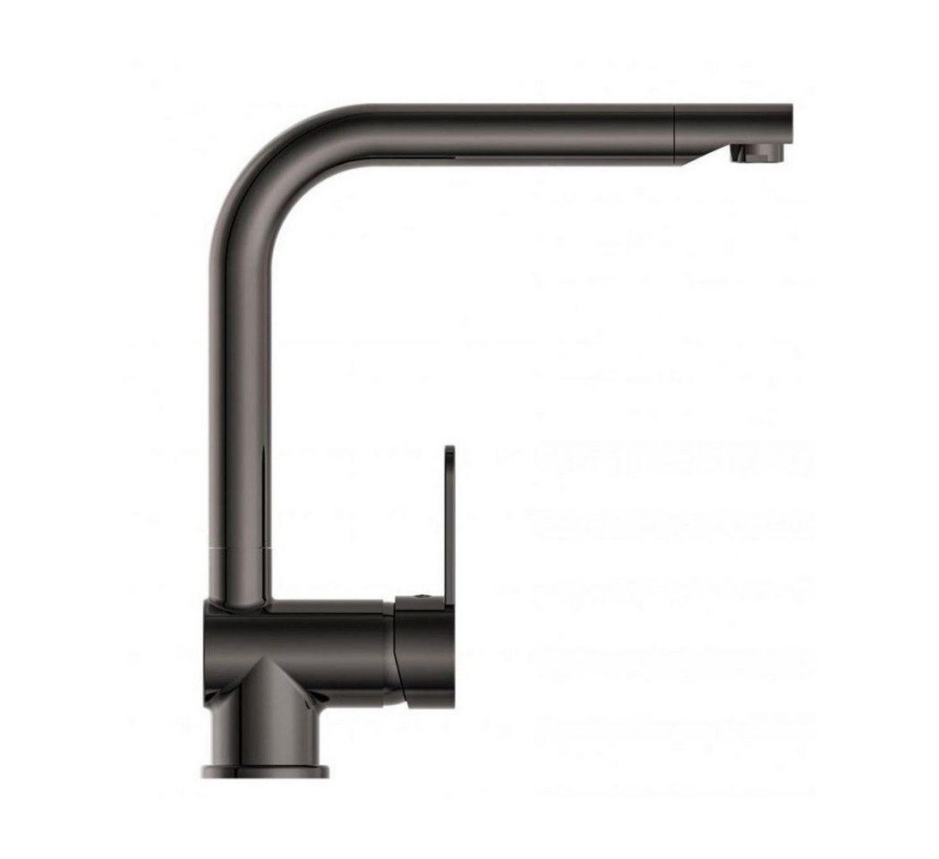 Schütte Küchenarmatur Küchenarmatur Schwarz Einhebelmischer mit hochglanz Optik DVGW-geprüft – Bild 2 von 4