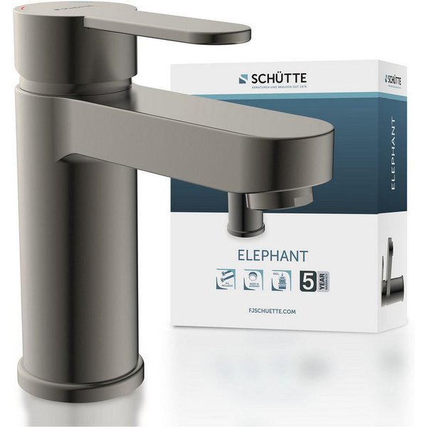 Schütte Waschtischarmatur ELEPHANT inkl. Exzenter, Marken-Mischdüse, leichte Montage