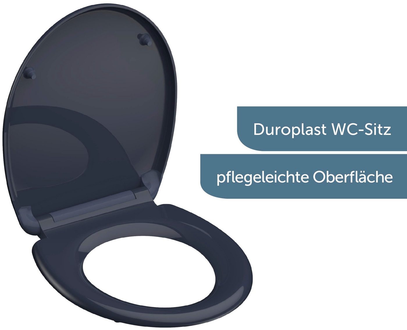 Schütte WC-Sitz, mit Absenkautomatik und Schnellverschlusstechnik – Bild 5 von 5