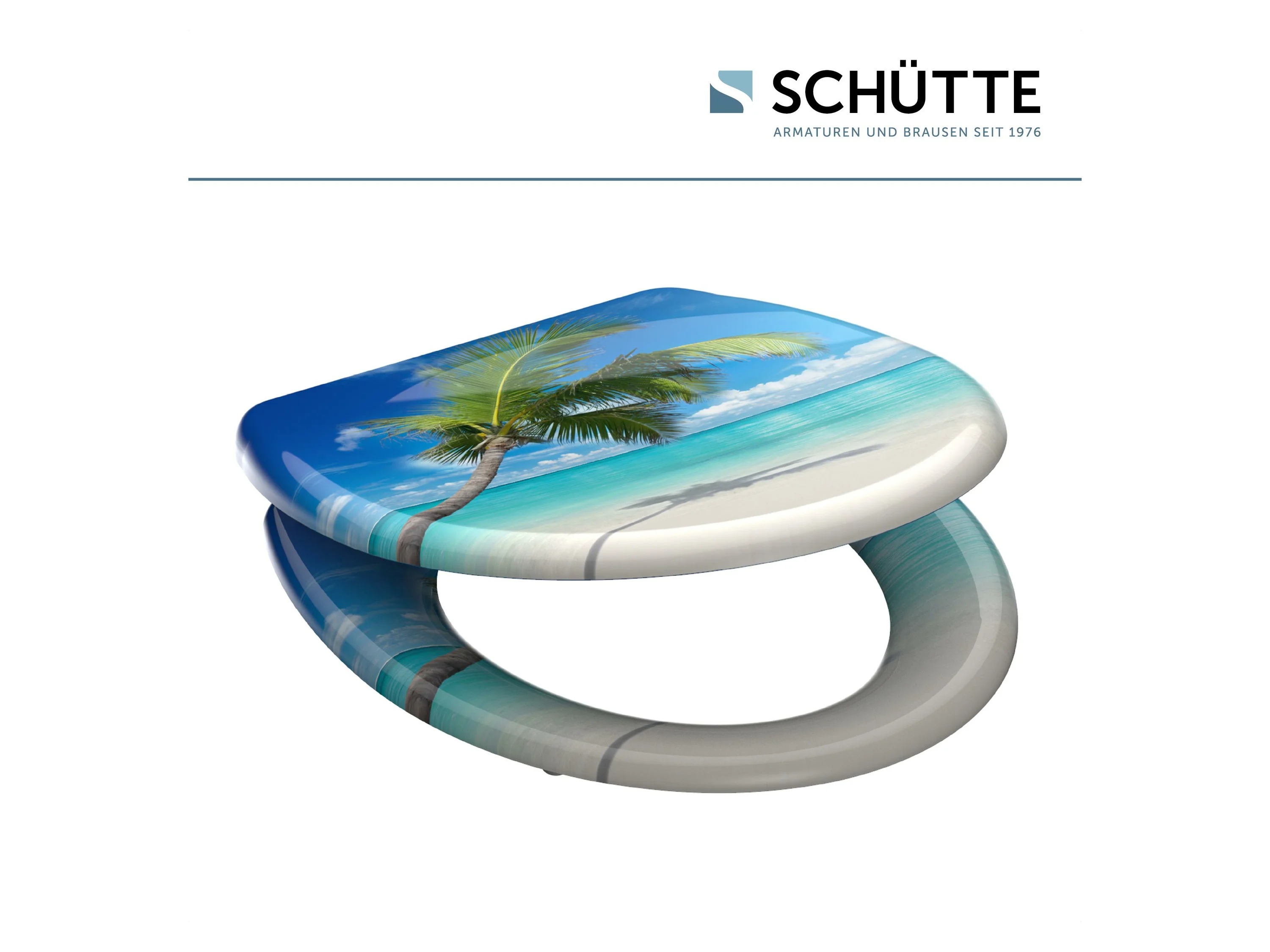 SCHÜTTE WC Sitz Duroplast mit Absenk, Carribean – Bild 2 von 4