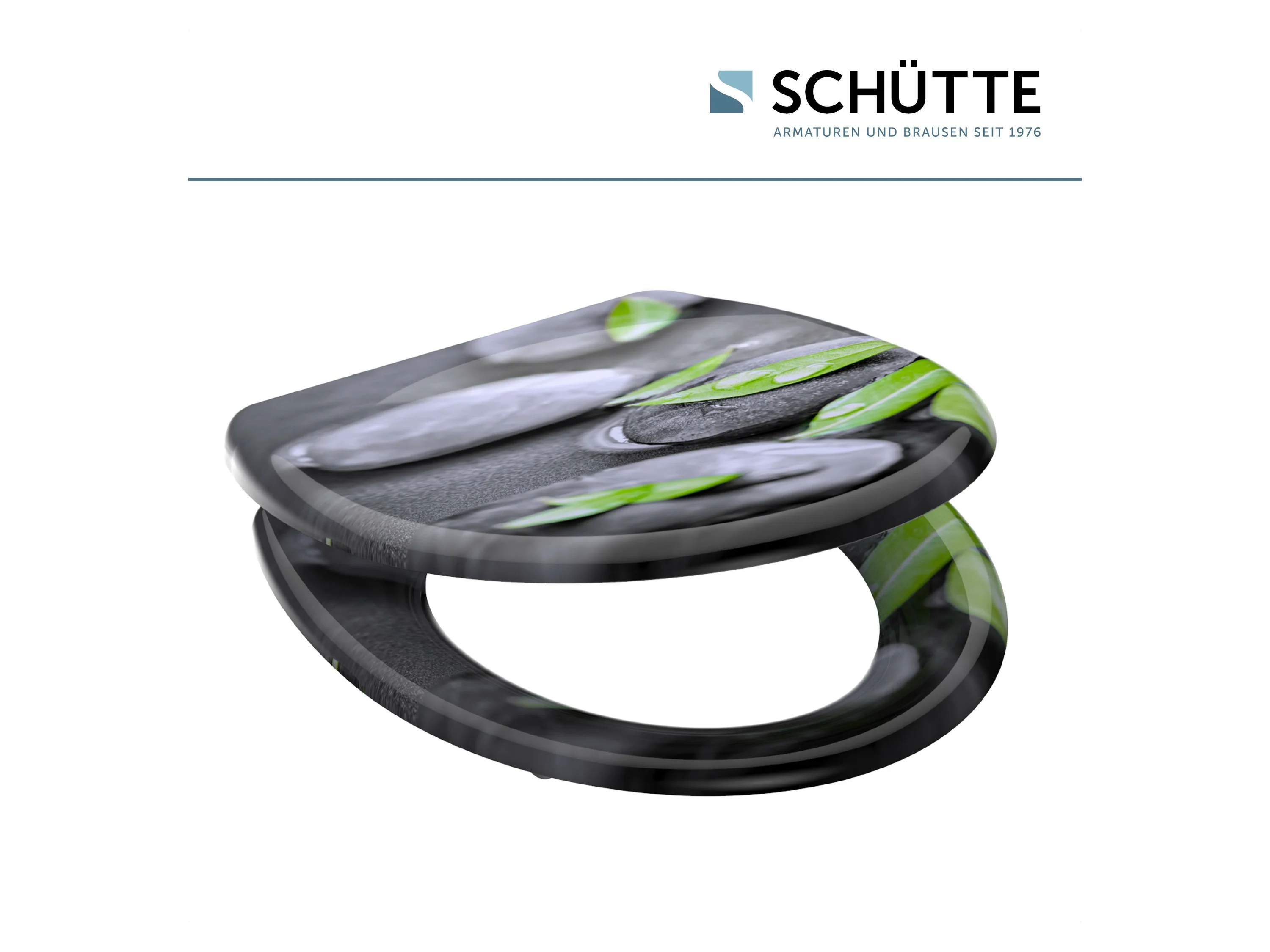 SCHÜTTE WC Sitz Duroplast mit Absenkauto, Stone – Bild 2 von 4