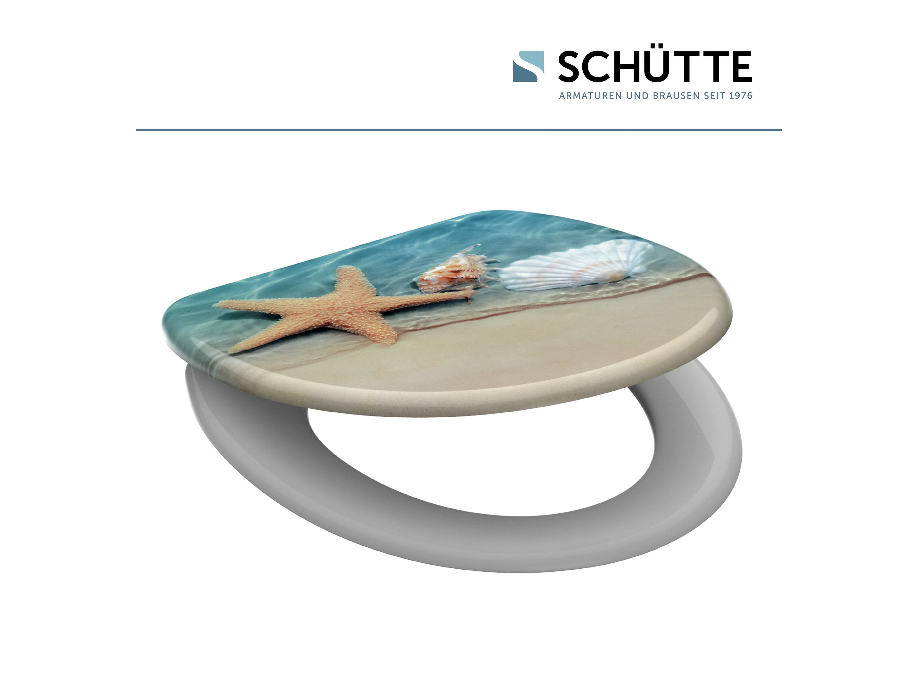 SCHÜTTE WC Sitz Duroplast mit Absenkautom, Beach – Bild 2 von 4