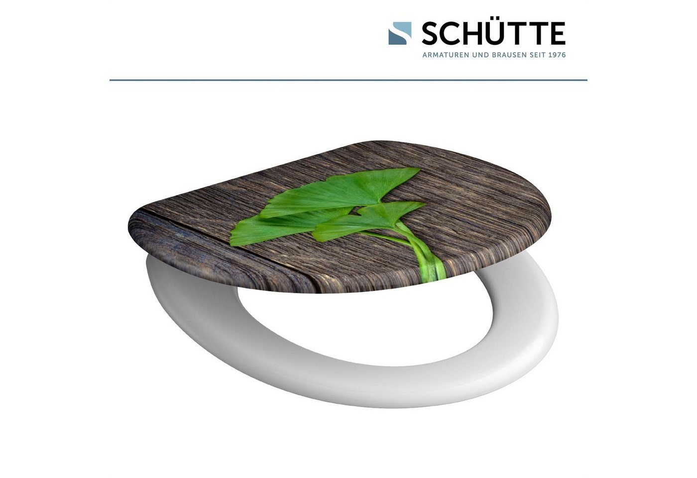 Schütte WC-Sitz Motiv, bruchsicher, kratzfest. Toilettensitz, Absenkautomatik, Standardmaß – Bild 2 von 5