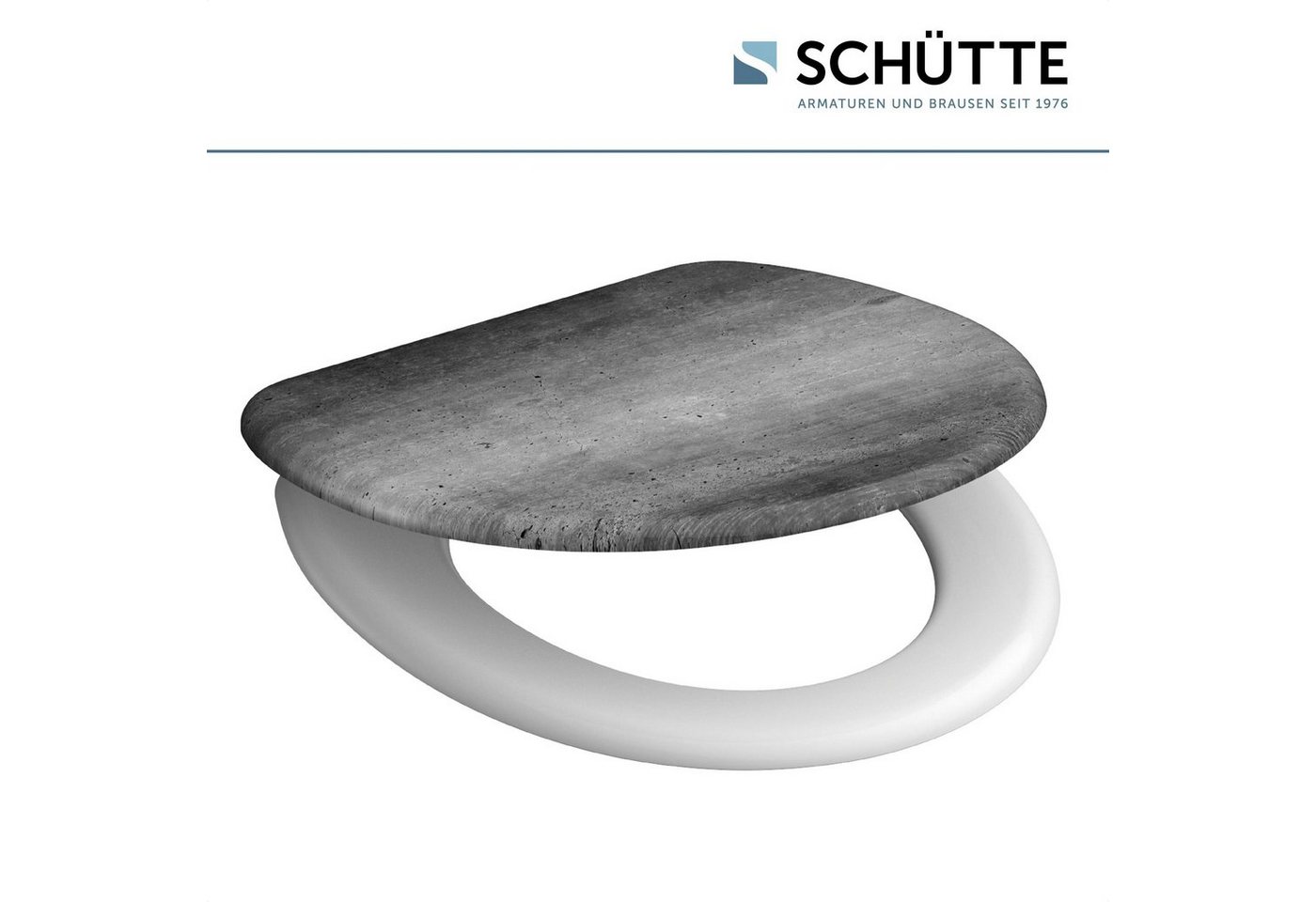 Schütte WC-Sitz Motiv, bruchsicher, kratzfest. Toilettensitz, Absenkautomatik, Standardmaß – Bild 2 von 5