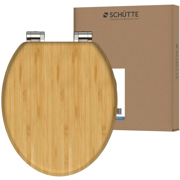 Schütte WC-Sitz NATURAL BAMBOO, aus Bambus Vollholz