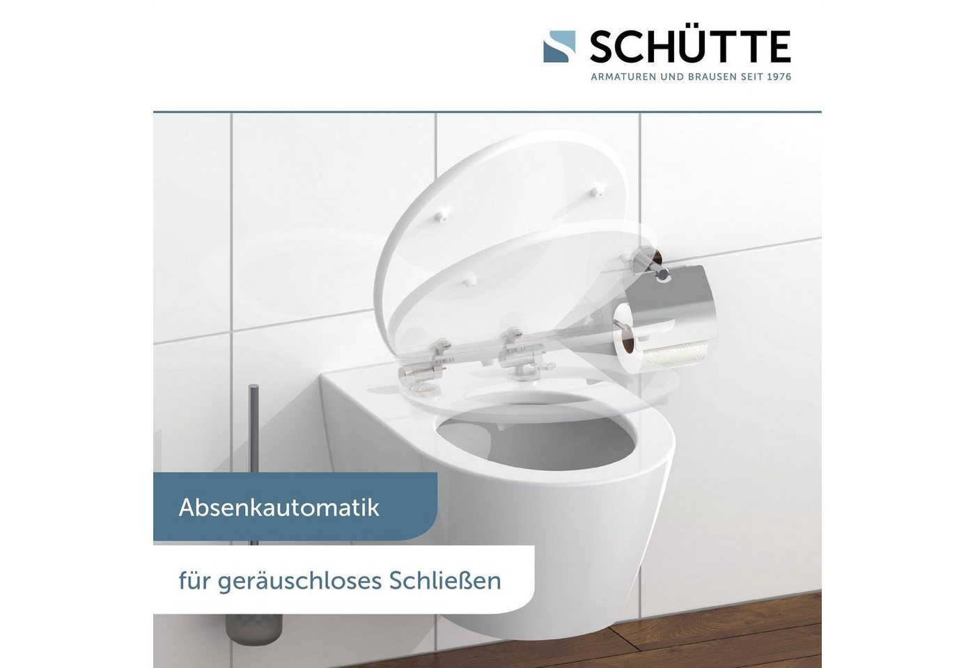 Schütte WC-Sitz RED STARFISH, High Gloss mit MDF Holzkern, mit Absenkautomatik – Bild 5 von 5