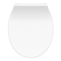 Schütte WC-Sitz SLIM, Duroplast, Absenkautomatik, Schnellverschluss, besonders flache Form