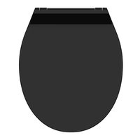 Schütte WC-Sitz SLIM, Duroplast, Absenkautomatik, Schnellverschluss, besonders flache Form