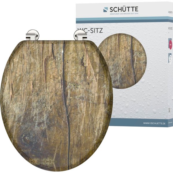 Schütte WC-Sitz Solid Wood, MDF-Holzkern