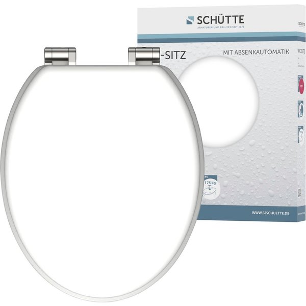 Schütte WC-Sitz SPIRIT, mit Absenkautomatik und MDF-Holzkern
