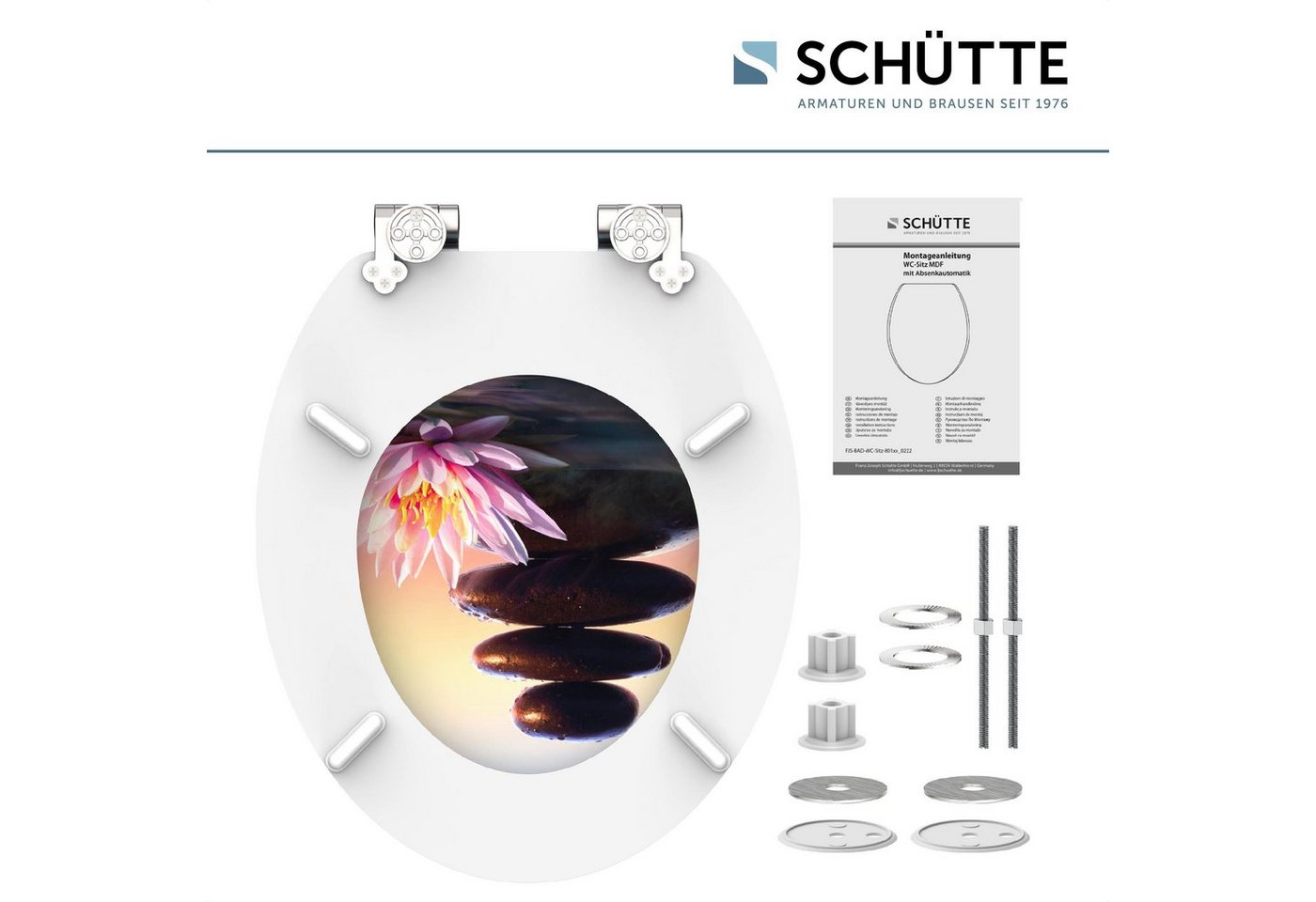 Schütte WC-Sitz SUNSET DREAM, Toilettendeckel, mit Absenkautomatik – Bild 3 von 5