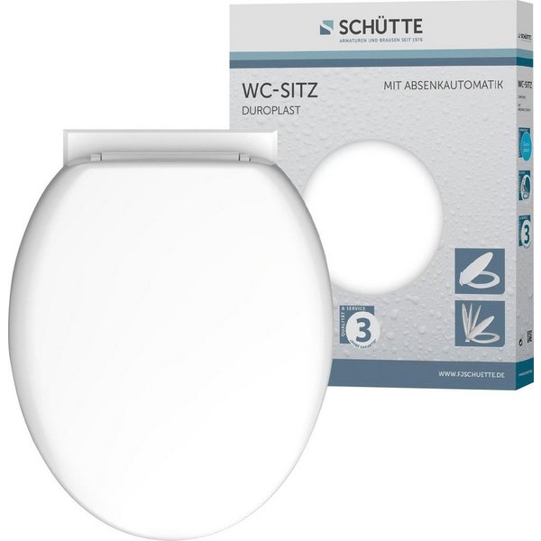 Schütte WC-Sitz UNI, Duroplast, Absenkautomatik