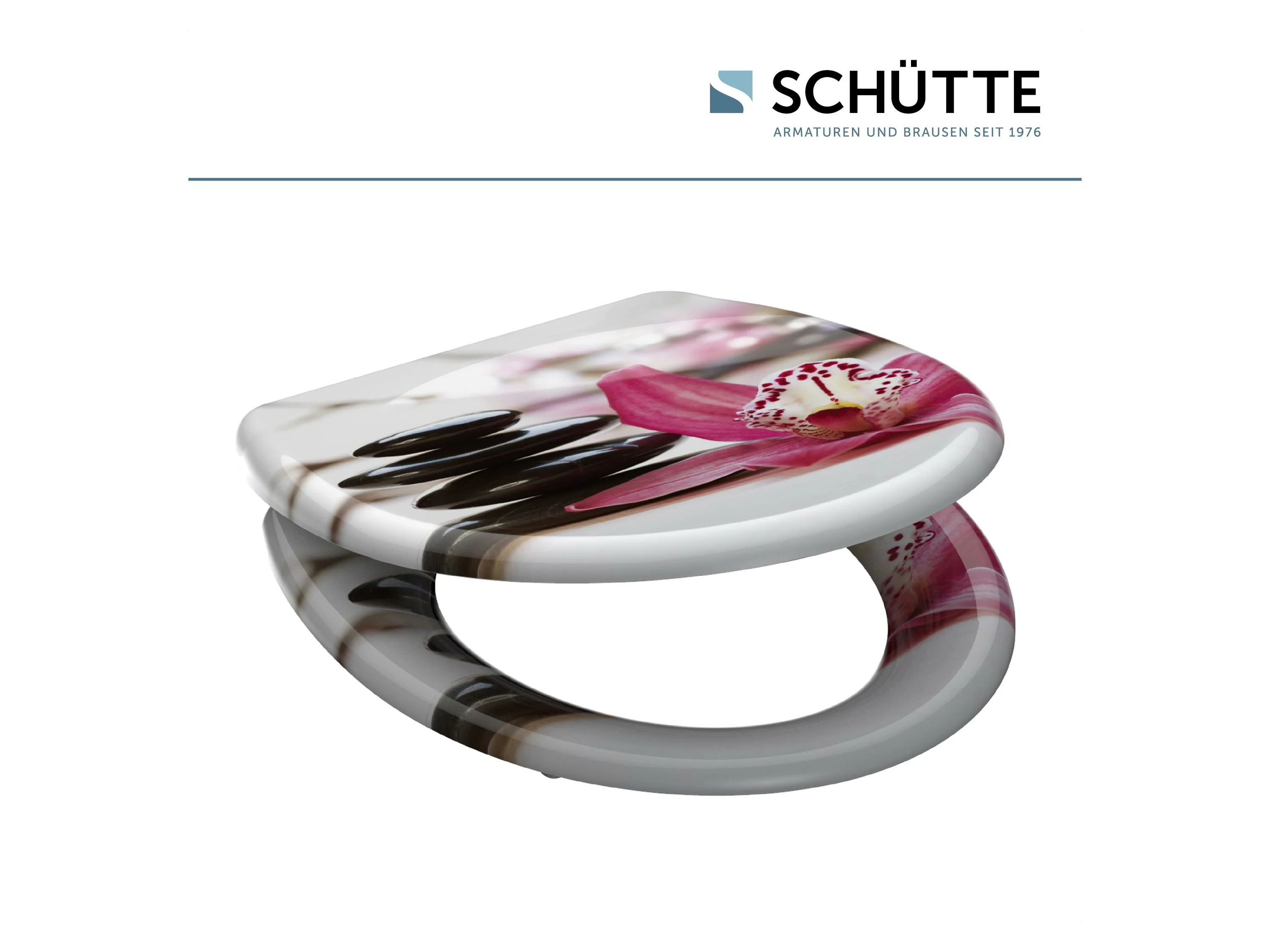 Schütte WC-Sitz Wellness, Duroplast, mit Absenkautomatik und Schnellverschluss – Bild 2 von 4