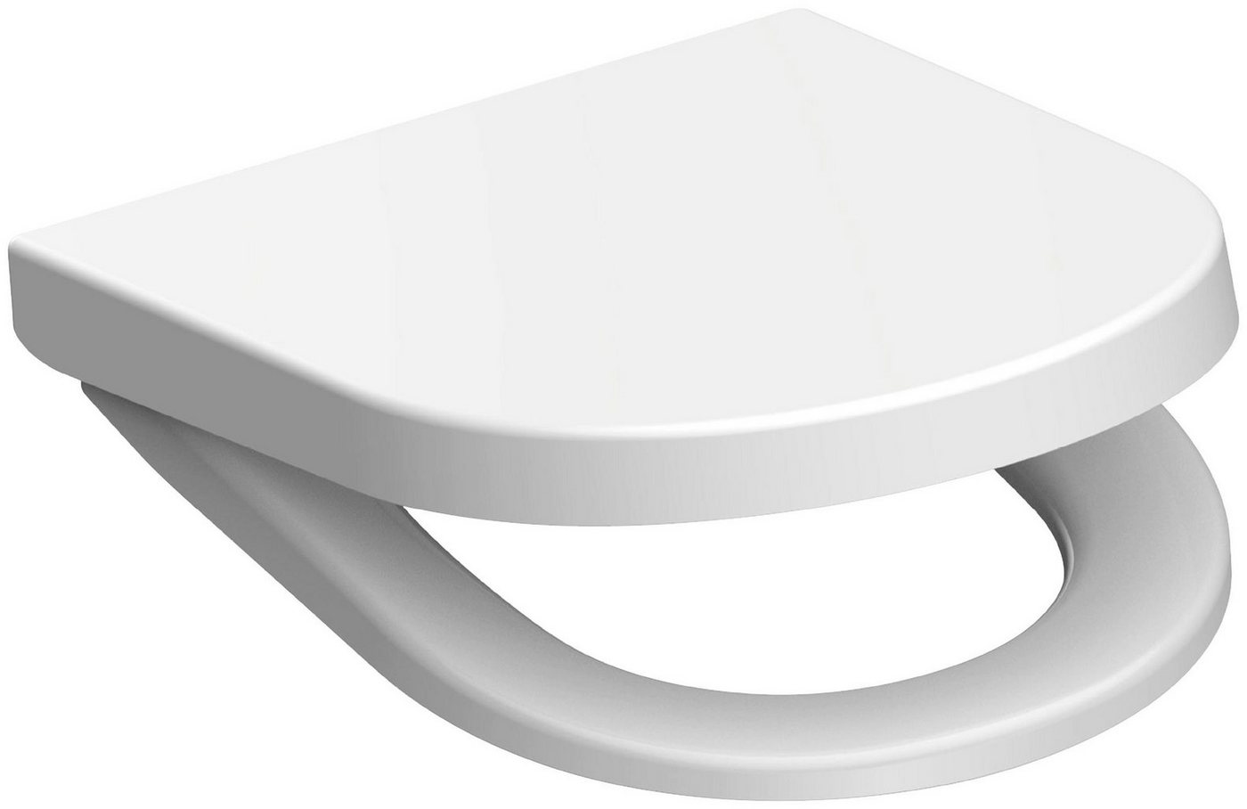 Schütte WC-Sitz WHITE, Duroplast, Absenkautomatik, Schnellverschluss, belastbar bis 150 kg – Bild 2 von 5
