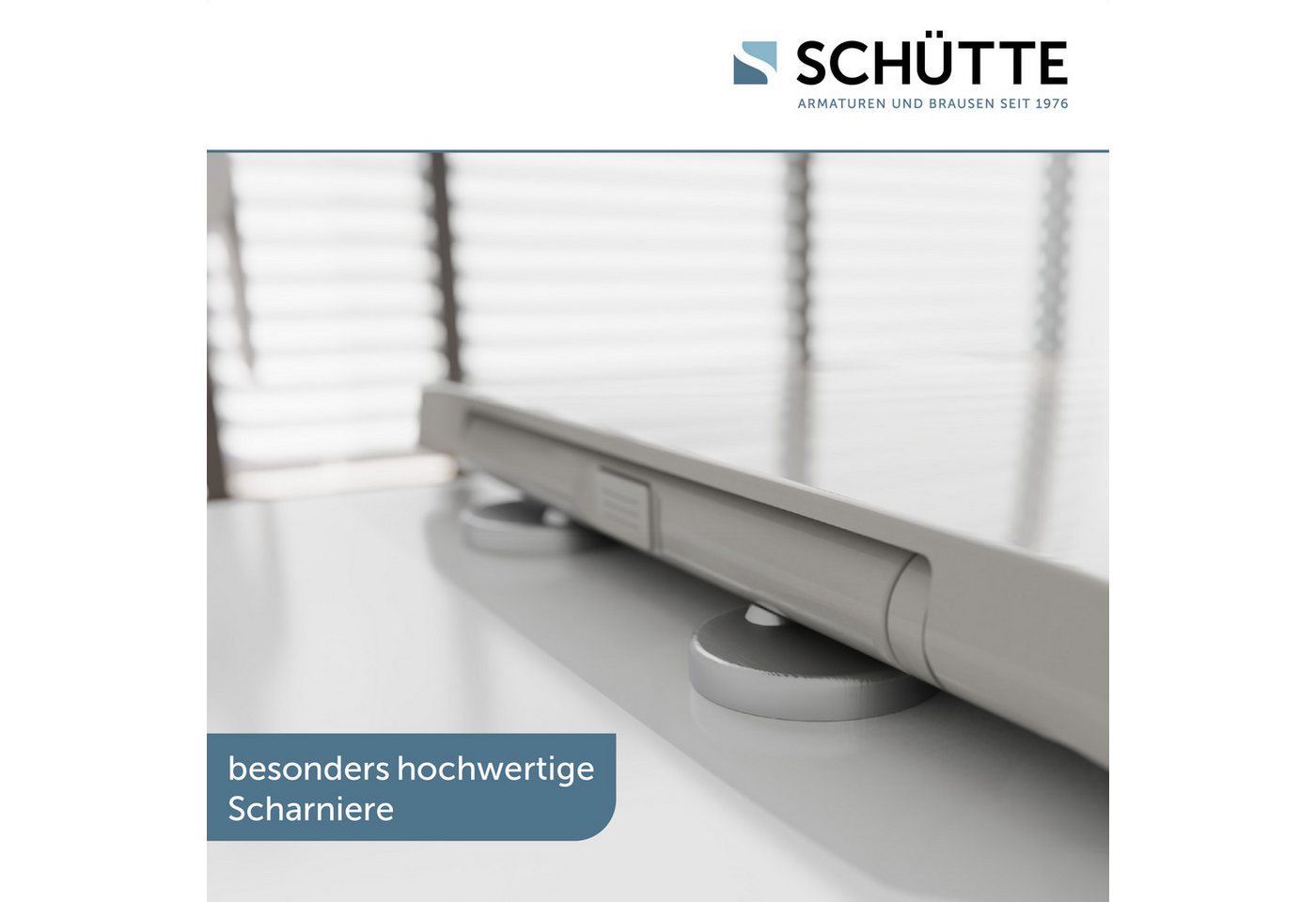 Schütte WC-Sitz WHITE, Duroplast, Absenkautomatik, Schnellverschluss, belastbar bis 150 kg – Bild 4 von 5