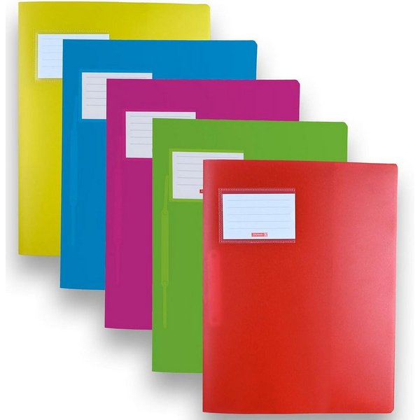BRUNNEN Schulheft Brunnen, FACT!pp Schnellhefter A4, mit Namensschild & Einstecktasche