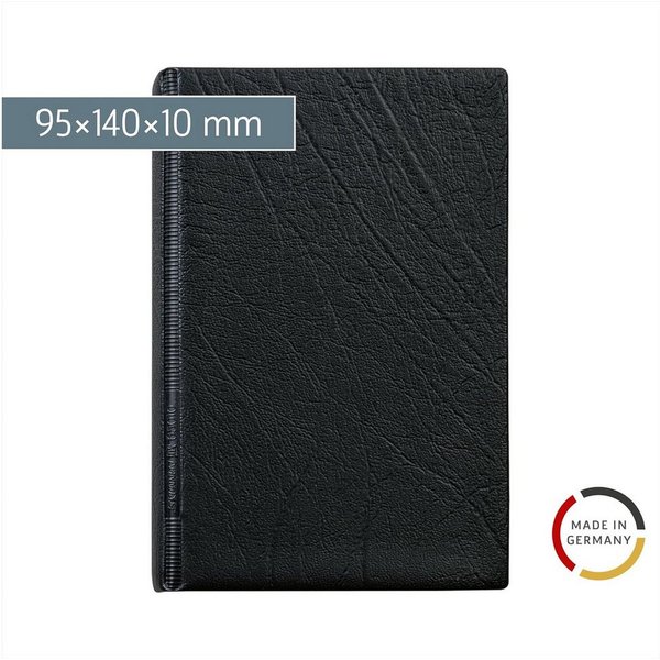 BRUNNEN Schulheft BRUNNEN Ringbuch A6 schwarz - 6-Ring-Mechanik mit Einlage und Register