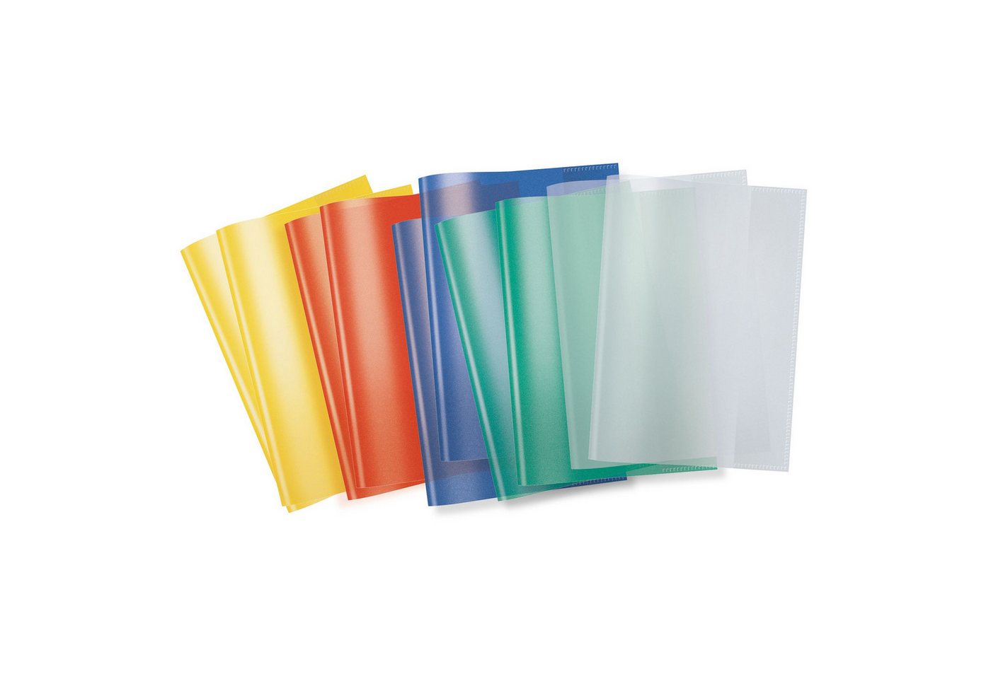 HERMA Schulheft Herma Heftschoner PP transparent A5 10er-Sortierung – Bild 2 von 2