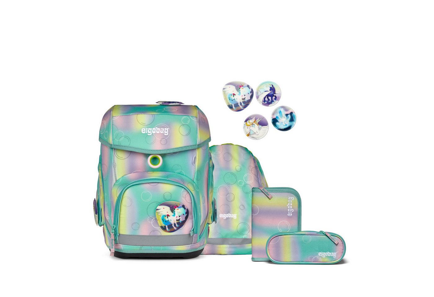 ergobag Schulranzen Ergobag Cubo ZauBärwelt Set – Bild 2 von 5