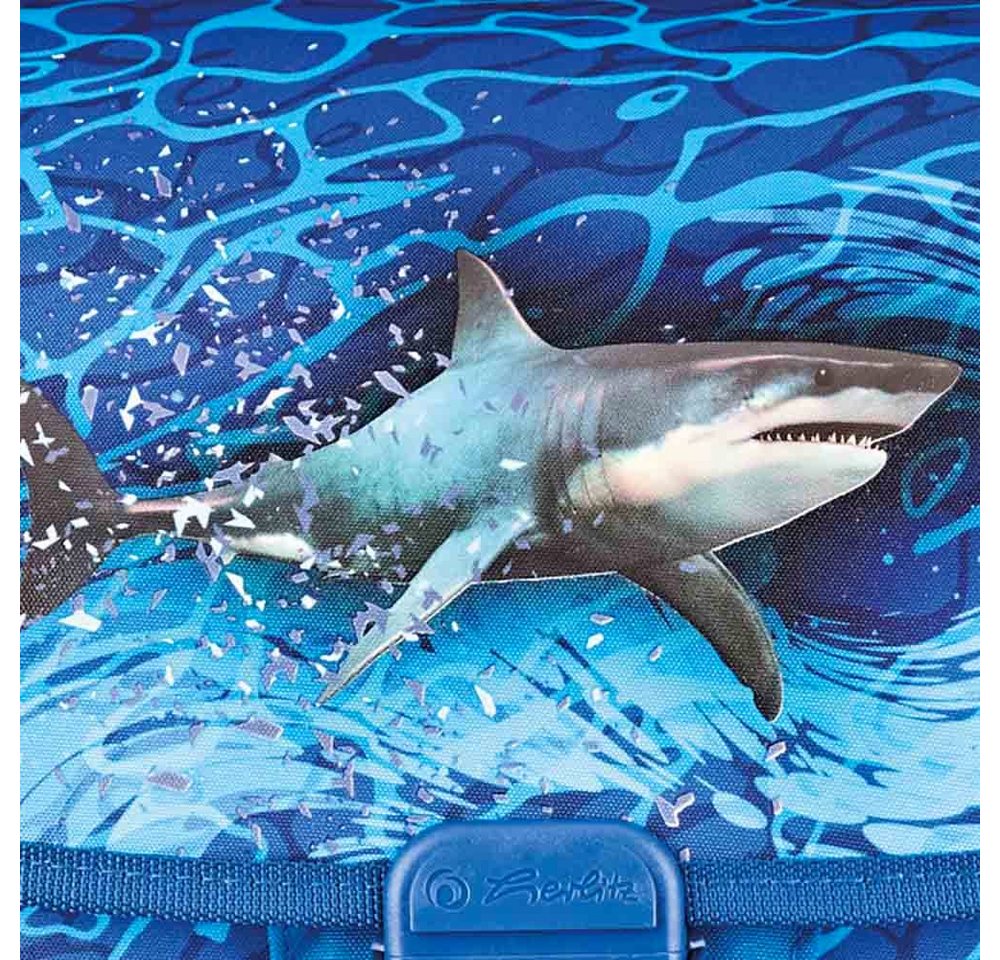 Herlitz Schulranzen Herlitz Schulranzen Set Loop Plus Blue Shark 10-teilig – Bild 4 von 5