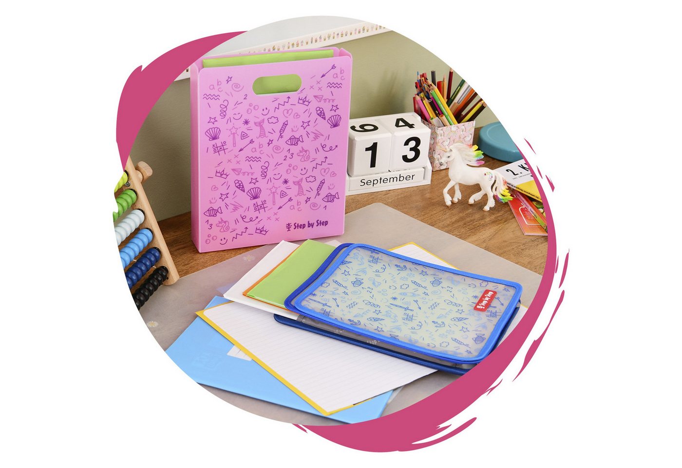 Step by Step Schulranzen Step by Step Heftbox mit Tragegriff, Blau – Bild 3 von 3