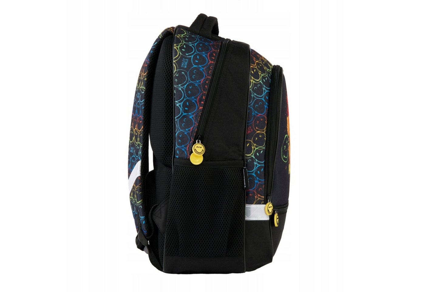 PASO Schulrucksack Ergonomischer Paso Schulrucksack mit Smiley, sicher und funktional – Bild 3 von 5