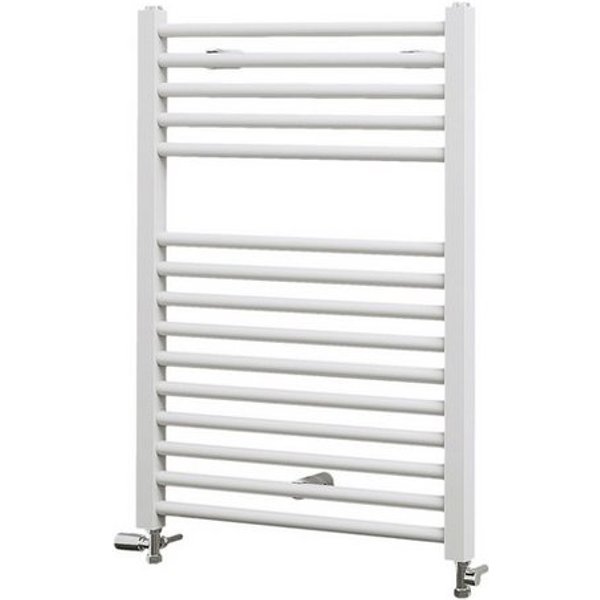 Schulte Badheizkörper Turbo Design-Heizkörper, 70x50 cm, Anschluss unten, Weiß, 312 Watt, Handtuchwärmer