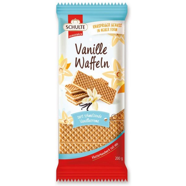 Schulte Kekse, Schulte Vanille-Waffeln 200g