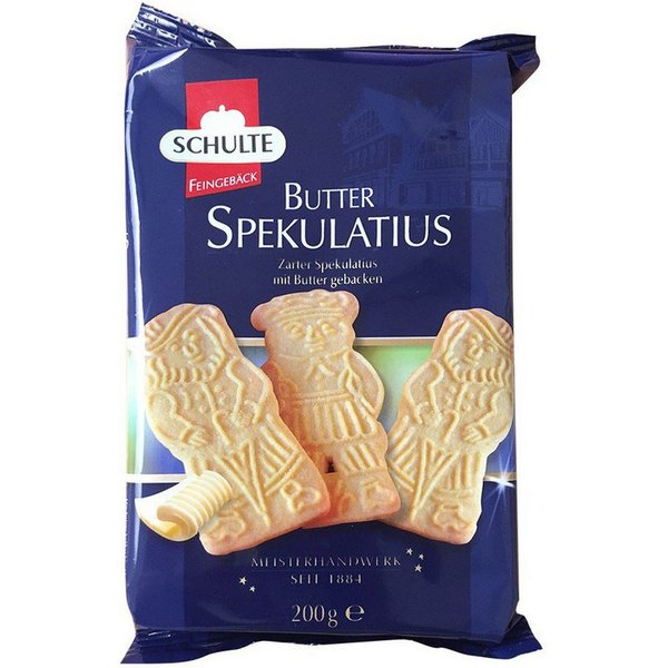 Schulte Süßigkeit, Schulte Butter Spekulatius feiner Spekulatius in Butter gebacken 200g