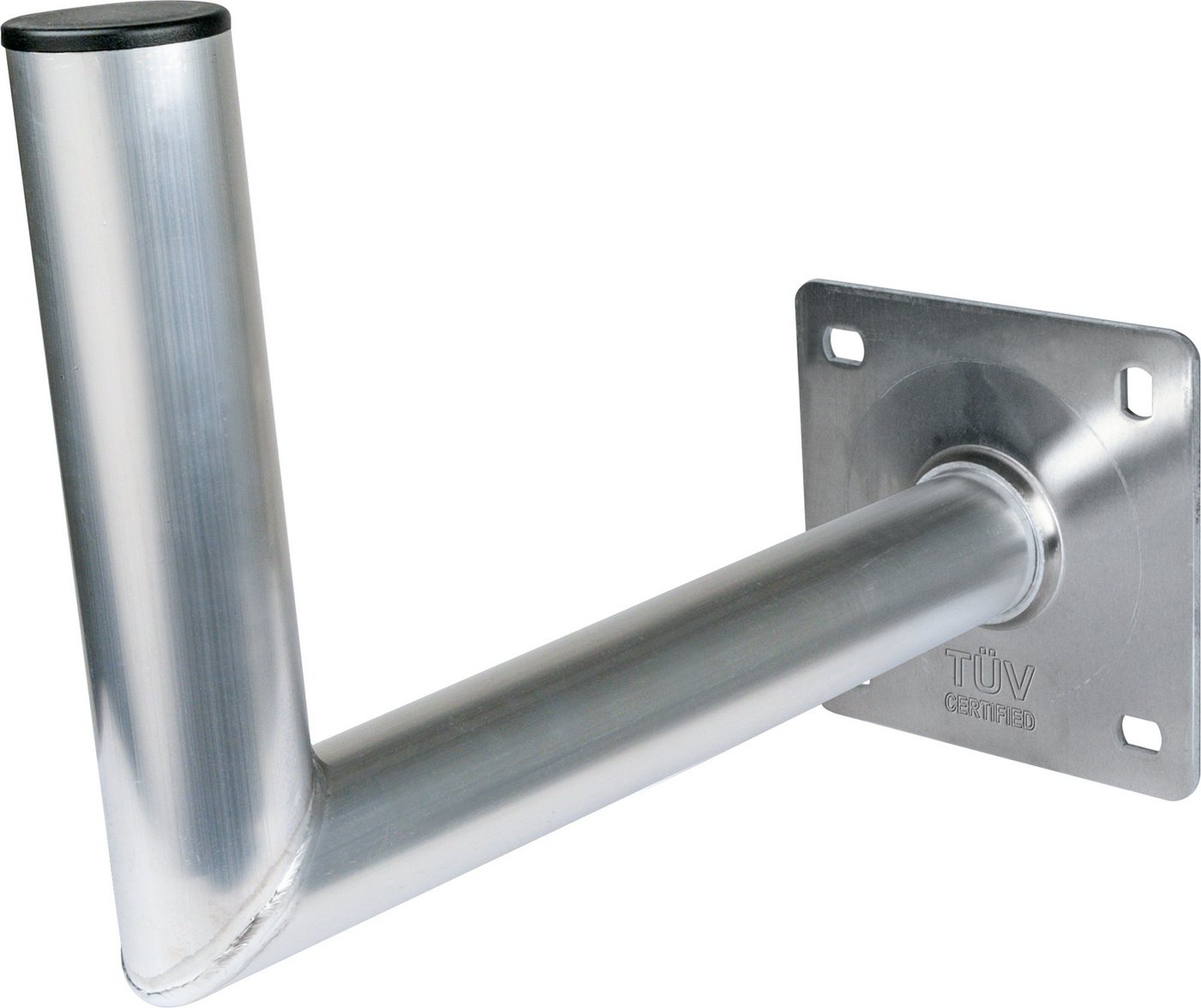 Schwaiger SAT-Halterung 715149, (bis 0 Zoll, Wandabstand 35cm, Durchmesser 48mm, silber) – Bild 2 von 5