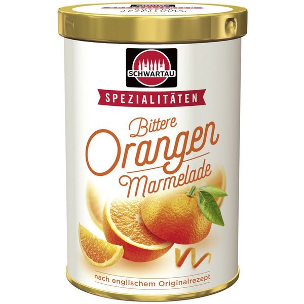 SCHWARTAU Fruchtaufstrich, Schwartau Spezialitäten Bittere Orangen Marmelade vegan 350g