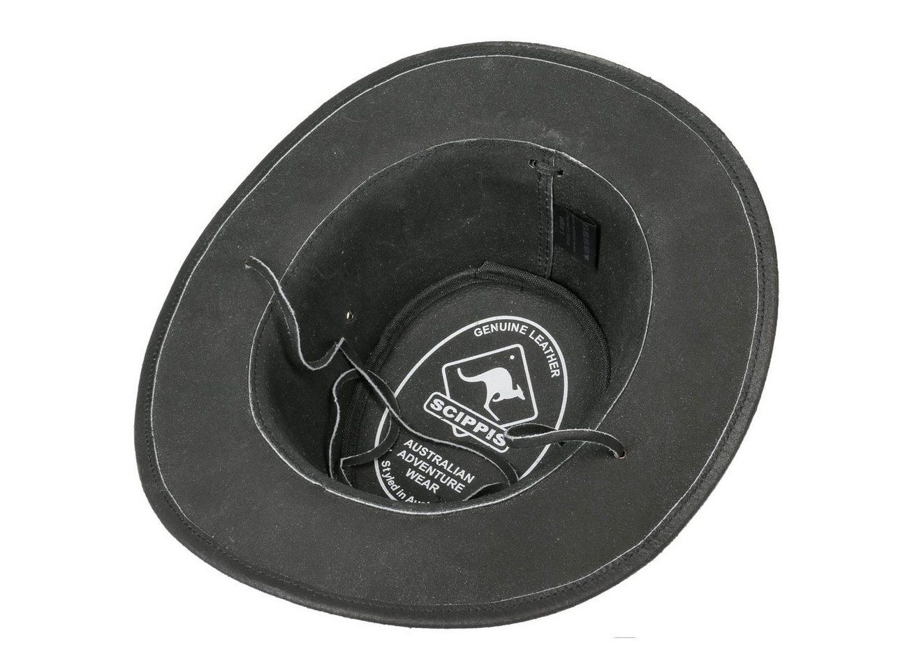 Scippis Cowboyhut (1-St) Echtleder mit Kinnband – Bild 3 von 5