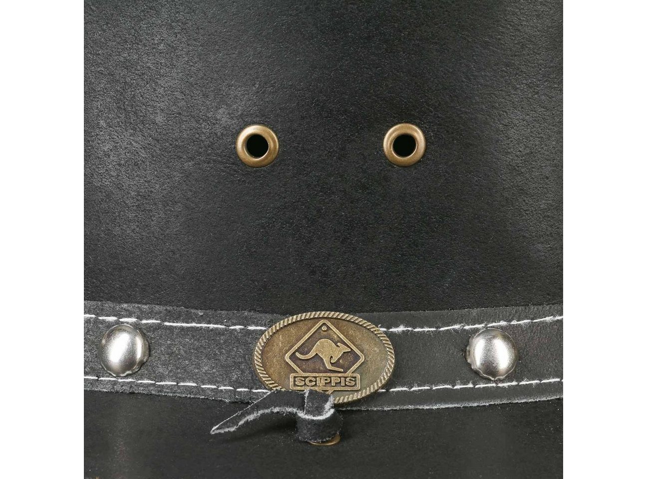 Scippis Cowboyhut (1-St) Echtleder mit Kinnband – Bild 4 von 5