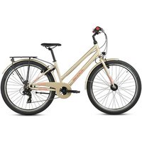 SCOOL 26 Zoll Kinderfahrrad S'COOL chiX pro 26-K7, Größe 140–160 cm in Beige
