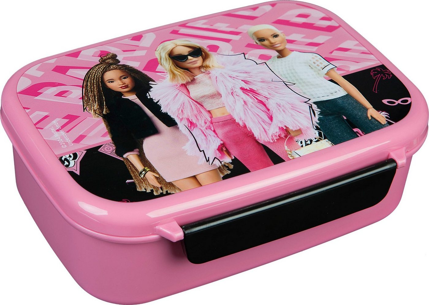 Scooli Lunchbox Brotzeitdose & Trinkflasche, Barbie, Kunststoff, (Set, 2-tlg), mit Trinkflasche – Bild 2 von 5