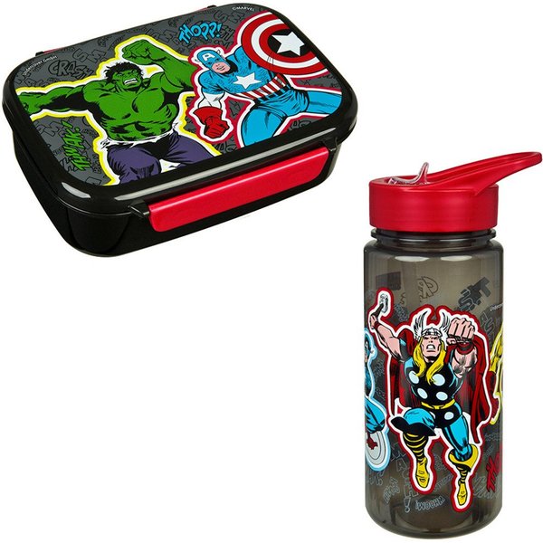 Scooli Lunchbox mit Trinkflasche, Kunststoff, (Set, 2-tlg)