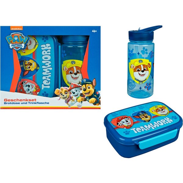 Scooli Lunchbox Paw Patrol, Kunststoff, (Set, 2-tlg), mit Trinkflasche