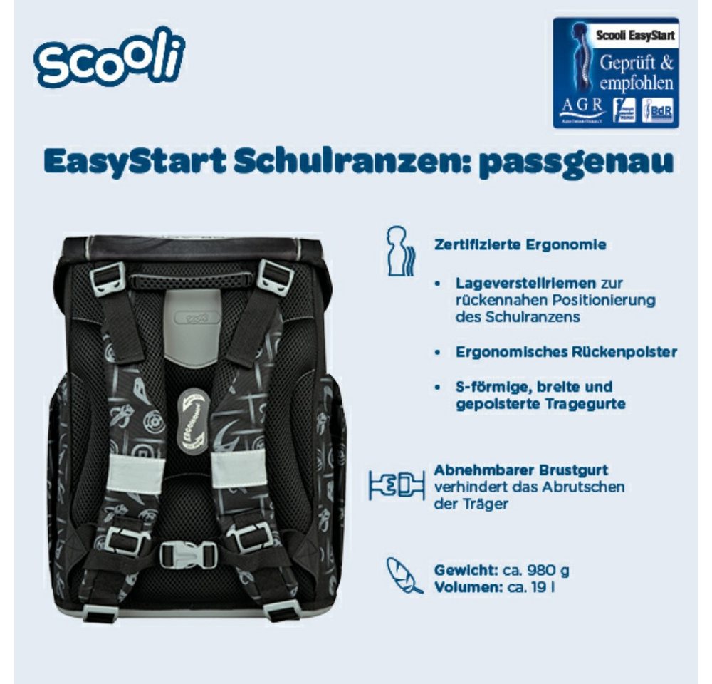 Scooli Schulranzen 1.Klasse Jungen EasyStart in unterschiedlichen Sets – Bild 3 von 5