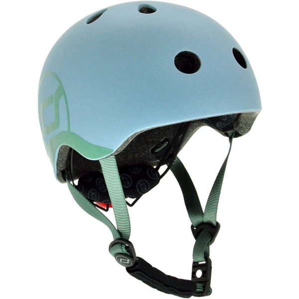 Scoot and Ride Kinderhelm Helm XXS, Steel Blau Babyhelm