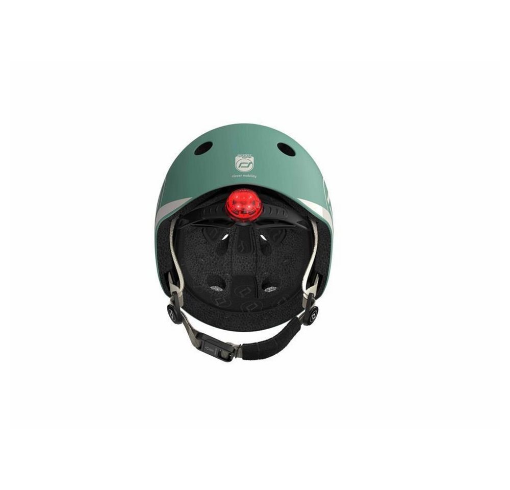 Scoot and Ride Kinderhelm XXS Forest, Schutzhelm mit LED Licht, Fahrradhelm, safety Helm – Bild 3 von 5