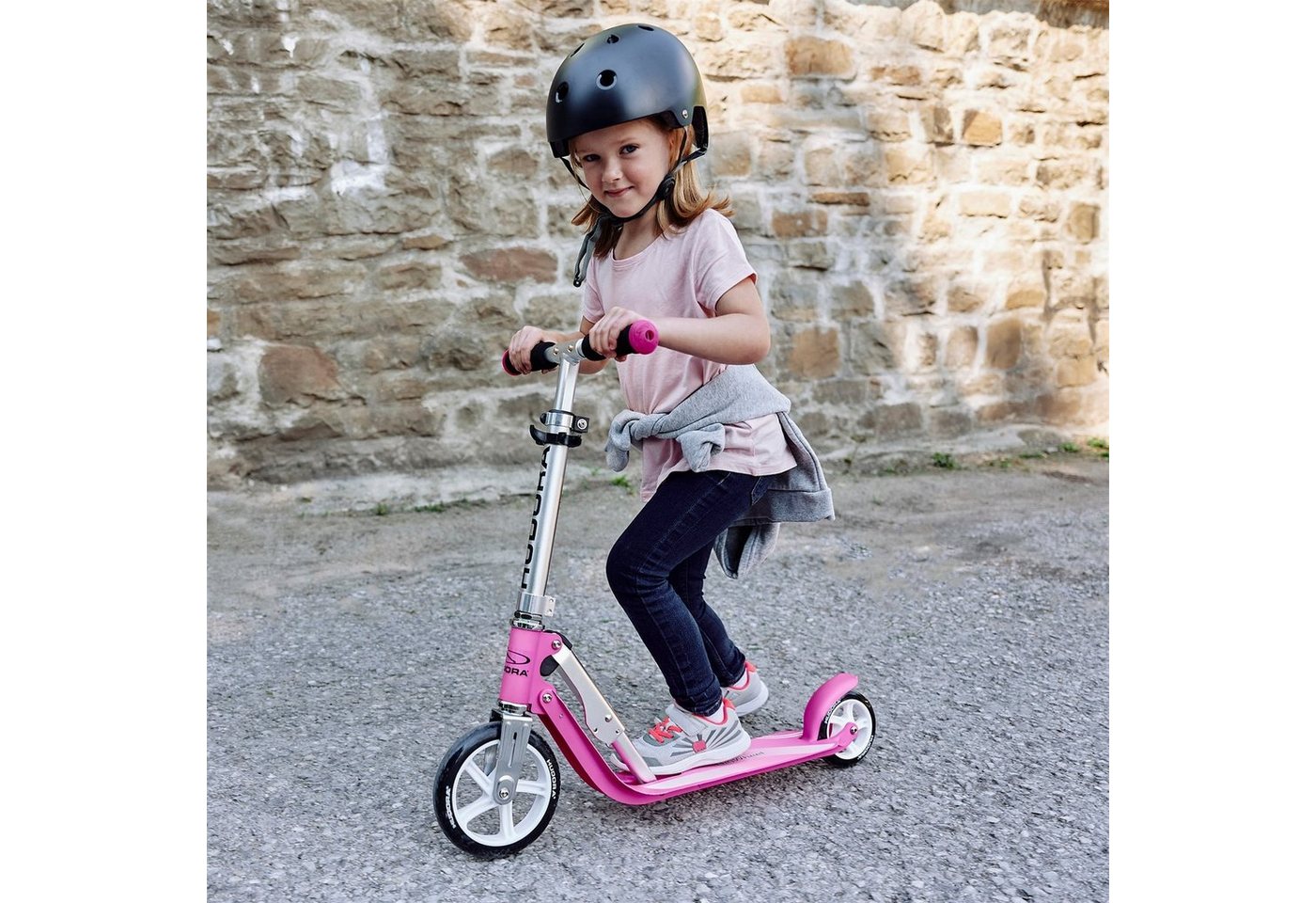 Hudora Scooter 14201 HUDORA Little BigWheel®, magenta – Bild 2 von 2