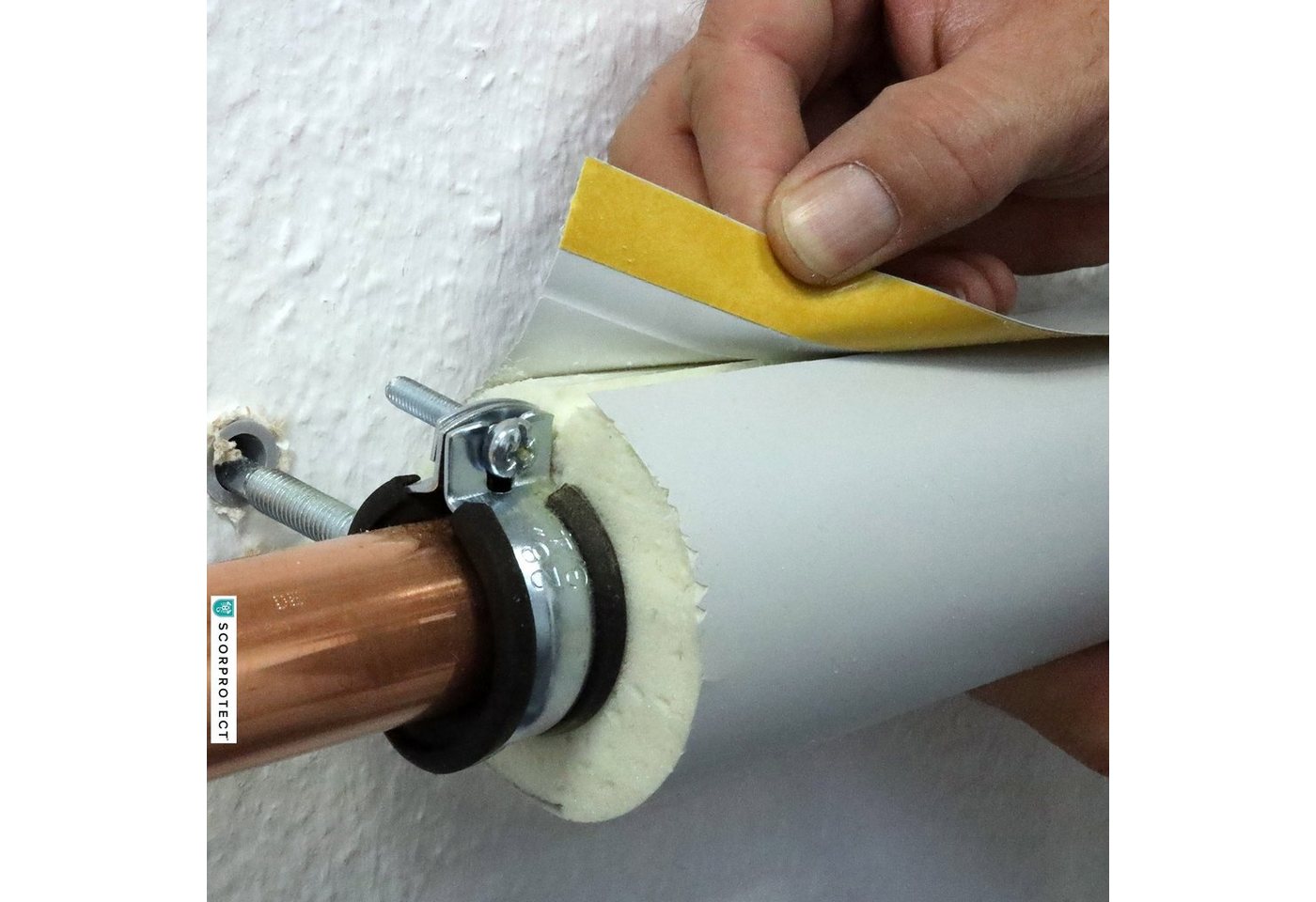 Scorprotect® Dämmunterlage PUR Isolierung mit PVC-Ummantelung selbstklebend Typ 035 – Bild 5 von 5