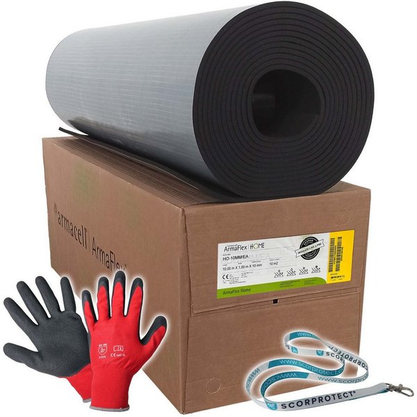 Scorprotect® Rollladenkastendämmung Armacell Armaflex Home Kautschuk Platten selbstklebend