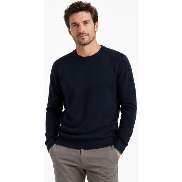 Scotch & Soda Rundhalspullover Linnen blend