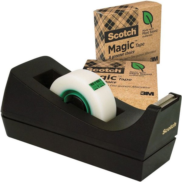 Scotch Tischabroller mit 3 Klebebänder 'A greener choice' 19 mm x 33 m